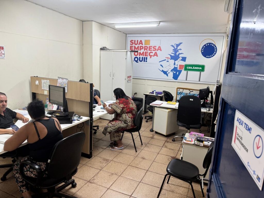 Sala do Empreendedor de Ceilândia já realizou mais de 4,6 mil atendimentos em 2025